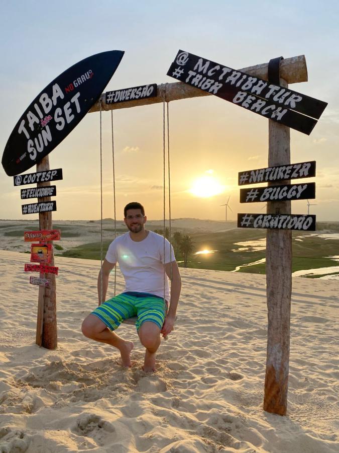 Apto Praia Da Taiba Vista Mar Bagian luar foto